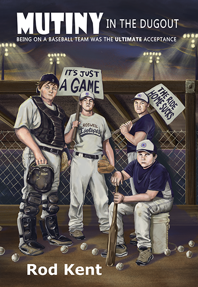 Mutiny in the Dugout, Book cover front.
